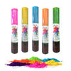 Eissterne.de h2i Holi - Shooter 5 Stück in gemischten Farben, Farb-Bombe Shooter Farbpulver Kanonen Party Spaß, 60 g je Stück