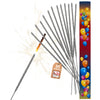 h2i Wunderkerzen | 50 Stück | 28 cm | Brenndauer ca. 60 Sek | Geburtstagskerzen Sprühkerze Spritzkerze Sternenspritzer und Funkenzauber für Party Hochzeit Silvester Geburtstag | Kat F1